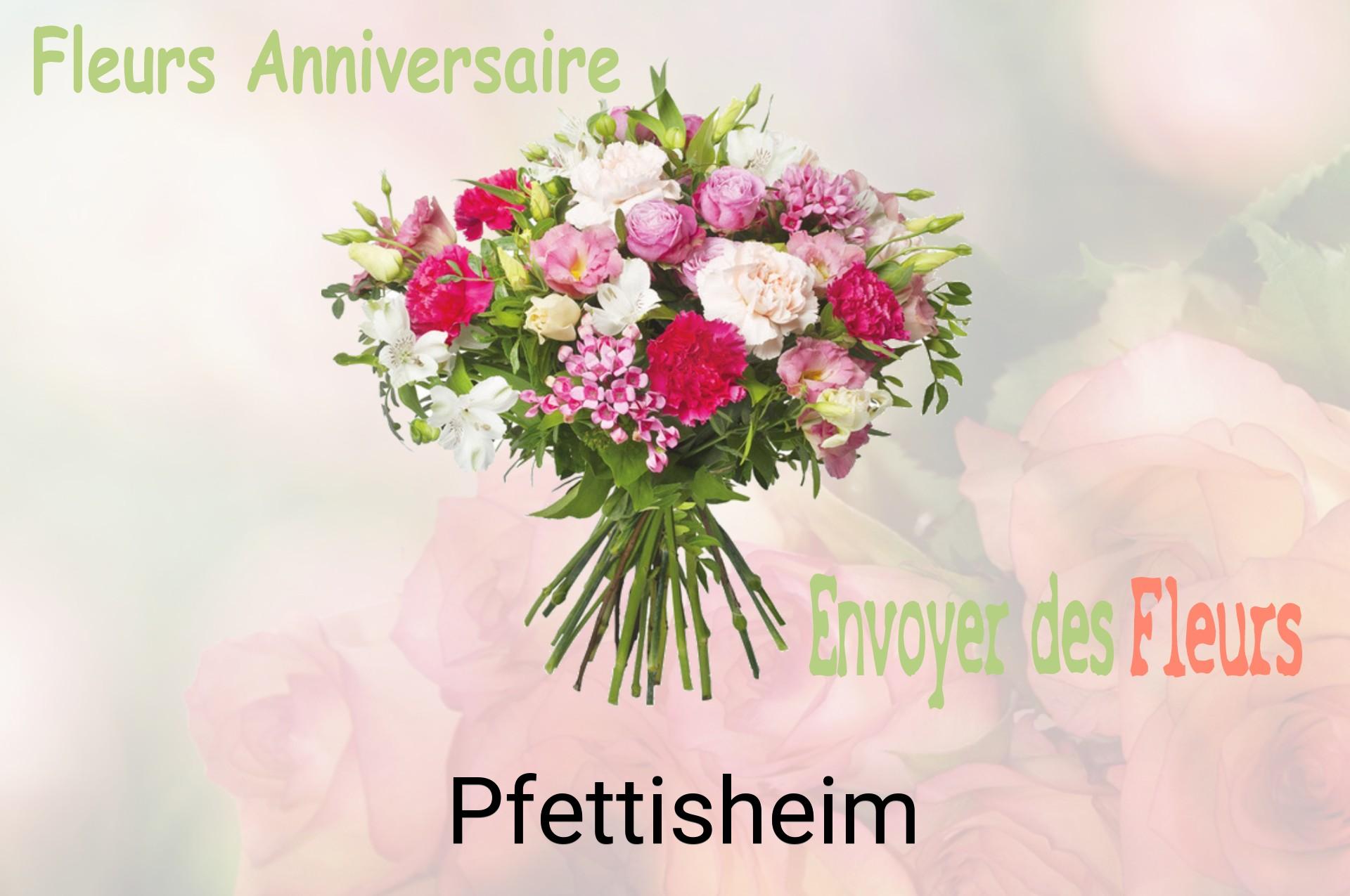 Bouquet de fleurs d’anniversaire livré à Pfettisheim